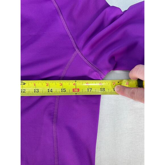 Peter Millar Women's sz M Zip Up Jacket LS Purple Athletic Pockets Golf UPF 50+ - Picture 8 of 10